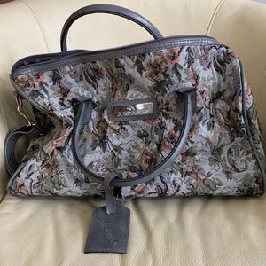 Vintage Floral Print Jordache Tote Bag